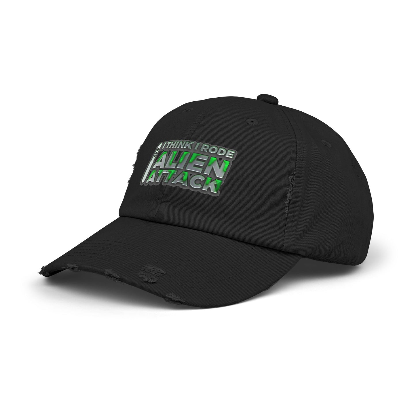 I Think I Rode Alien Attack Unisex Cap
