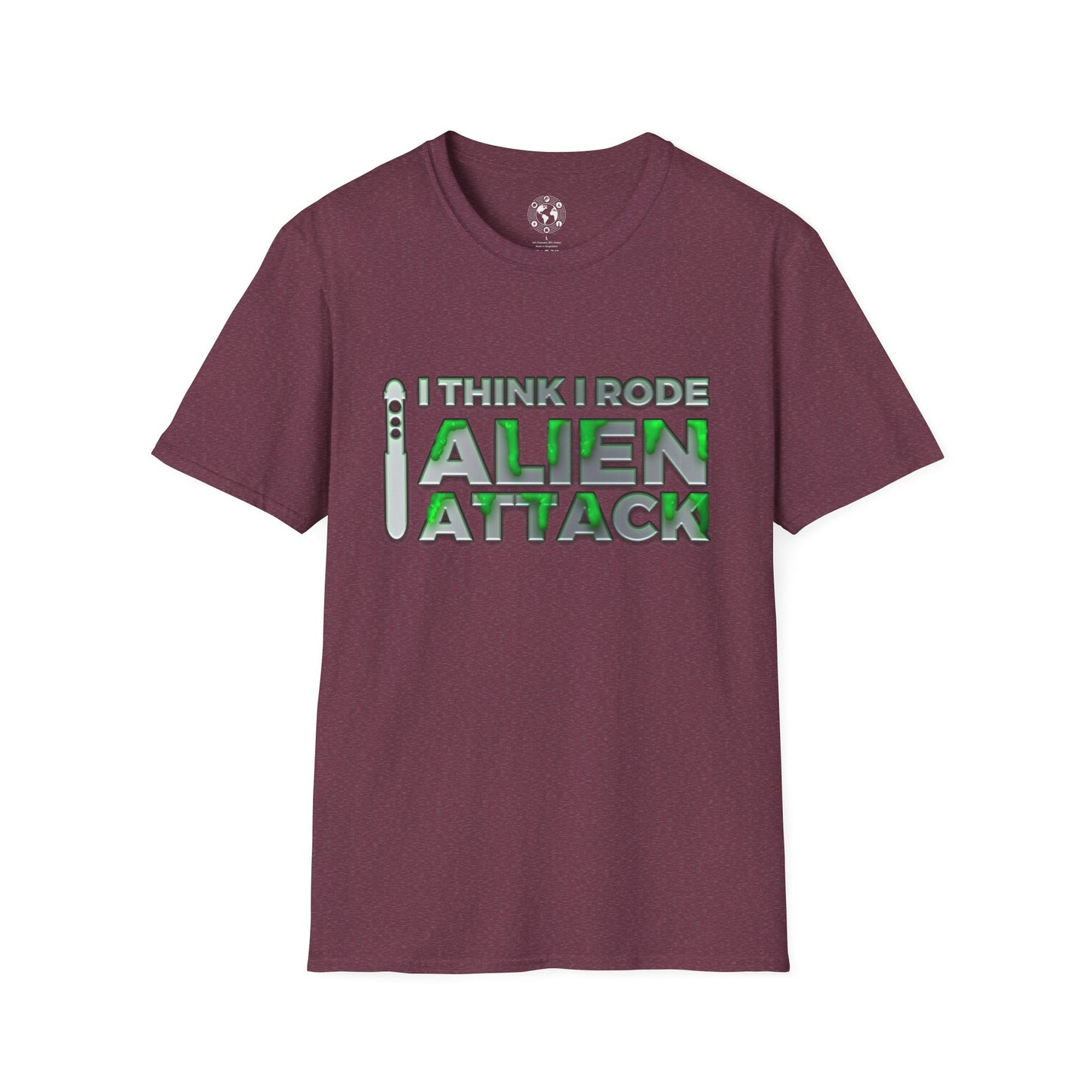 I Think I Rode Alien Attack Unisex Tee