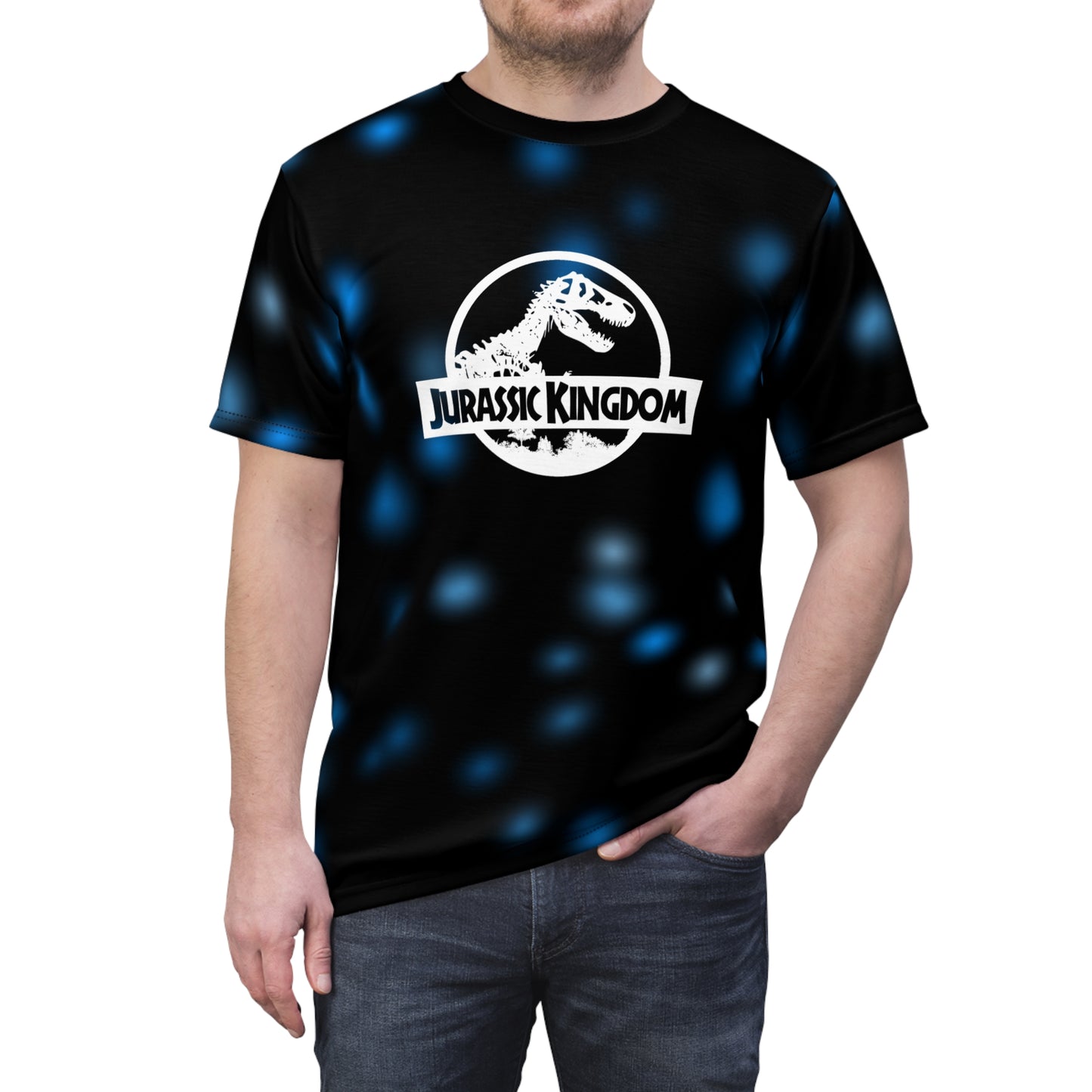 Jurassic Kingdom Speckled Unisex Polyester Tee