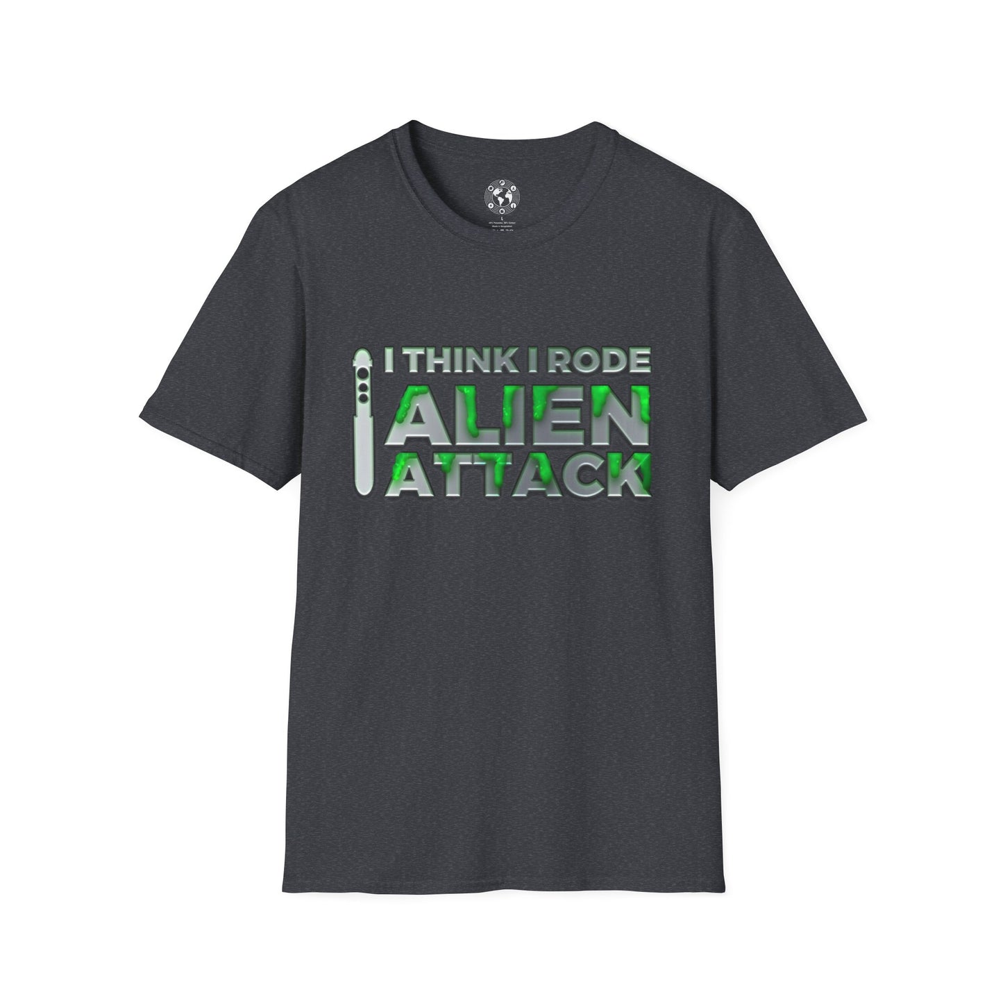 I Think I Rode Alien Attack Unisex Tee