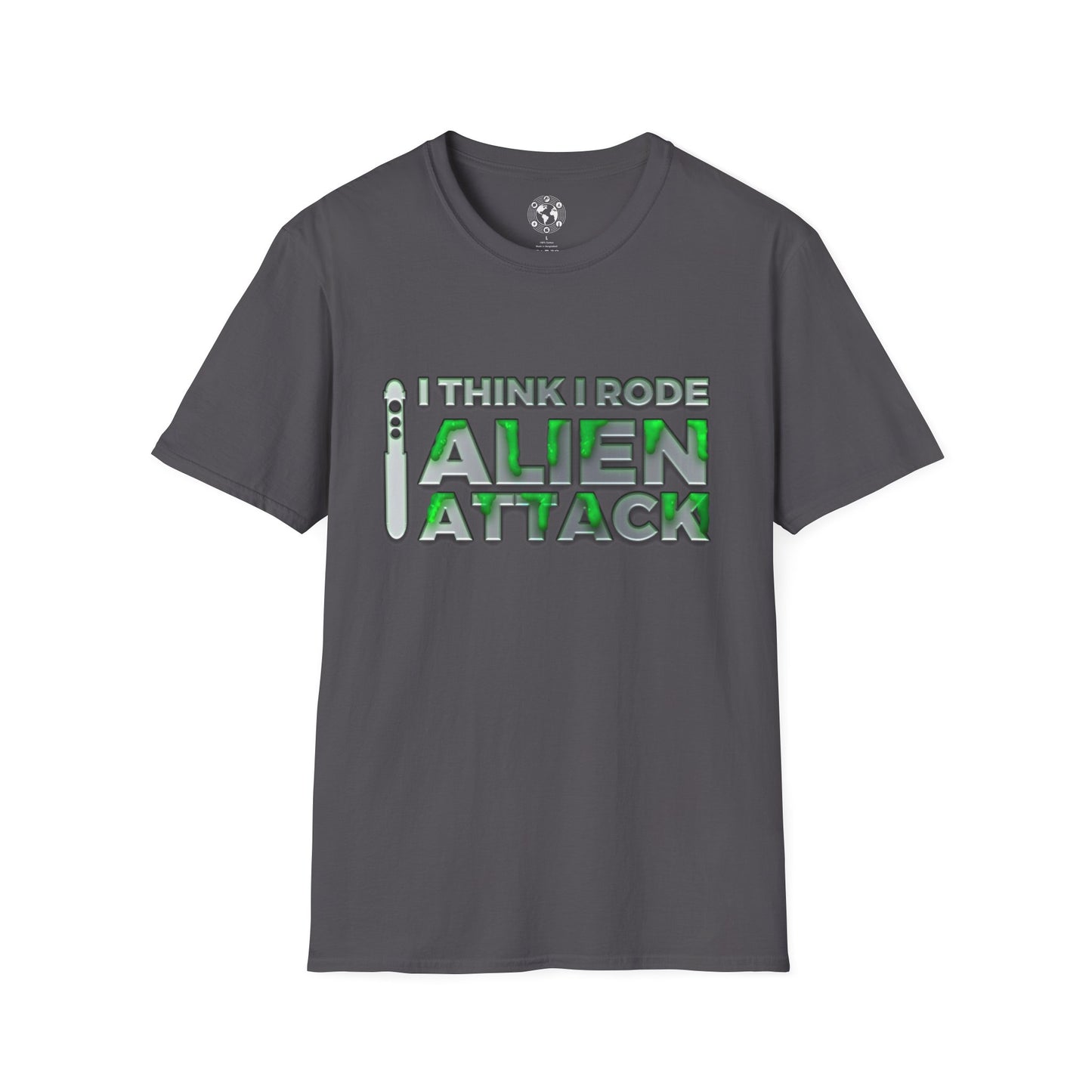 I Think I Rode Alien Attack Unisex Tee