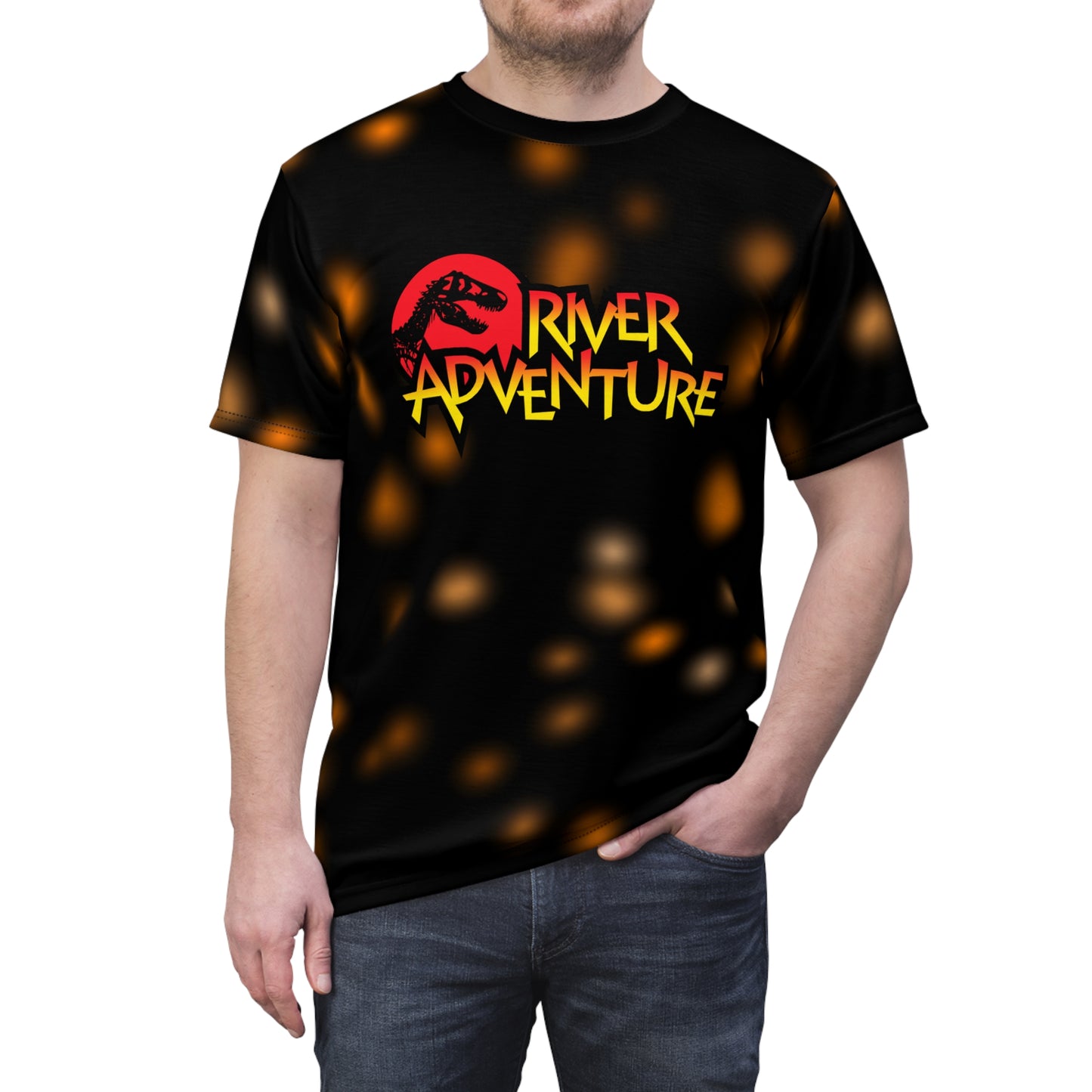 River Adventure Speckled Unisex Polyester Tee
