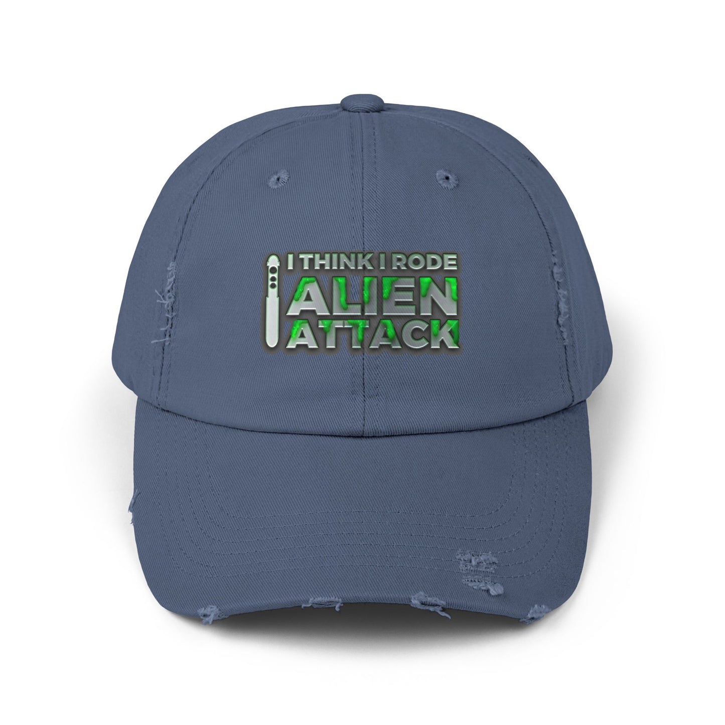 I Think I Rode Alien Attack Unisex Cap