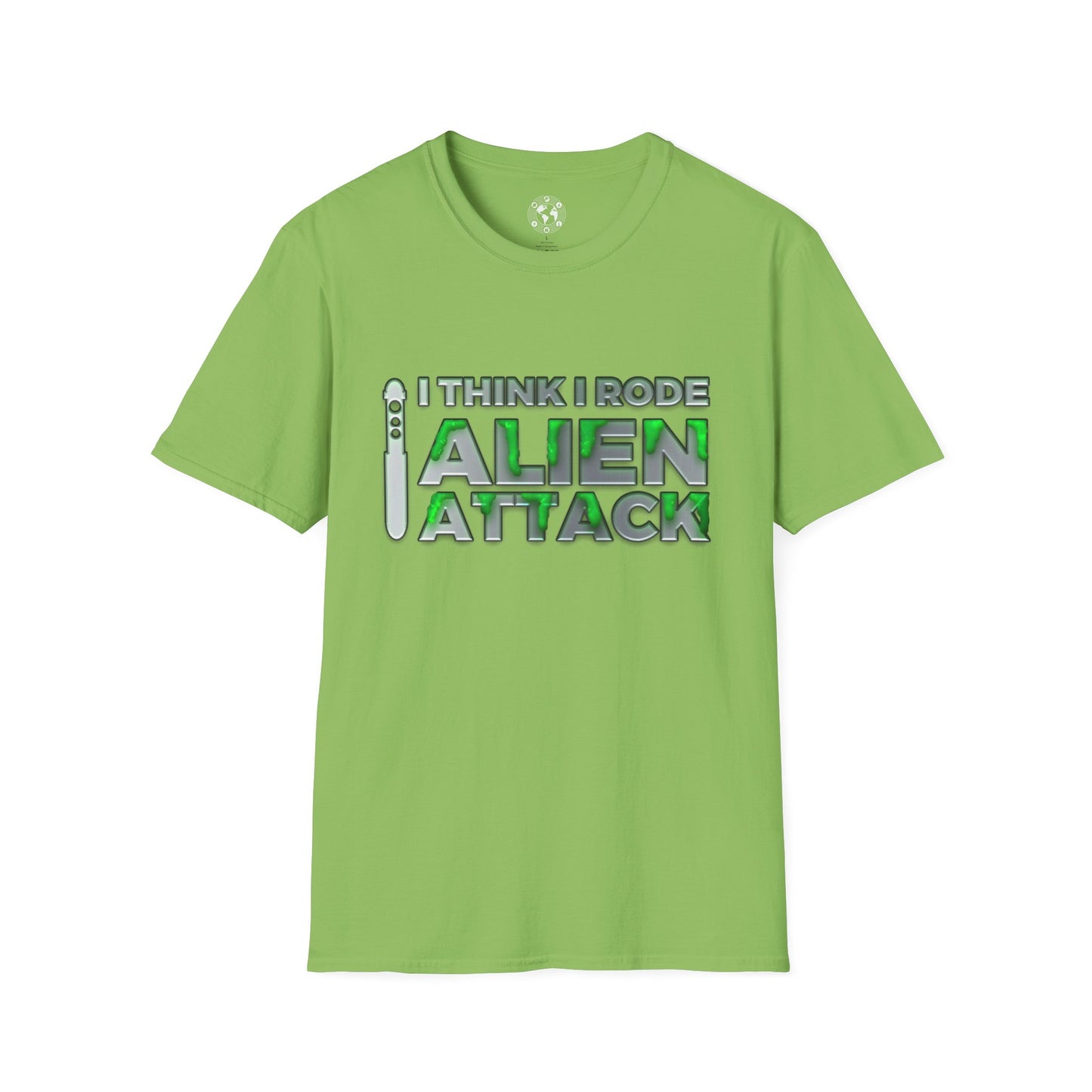 I Think I Rode Alien Attack Unisex Tee