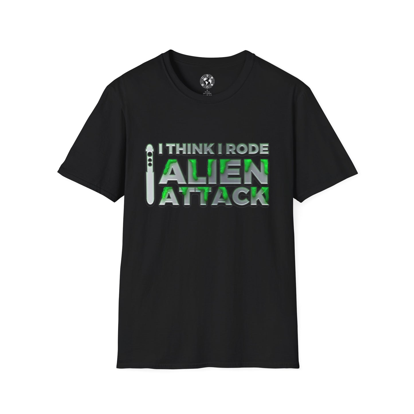 I Think I Rode Alien Attack Unisex Tee