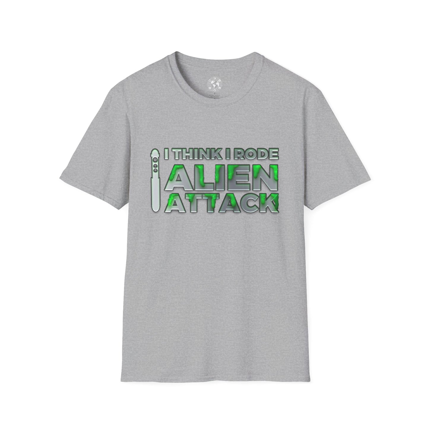 I Think I Rode Alien Attack Unisex Tee